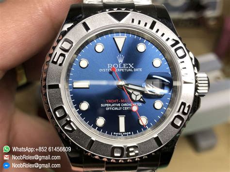 rolex yachtmaster rhodium blue noob sa3135|116622 Yacht.